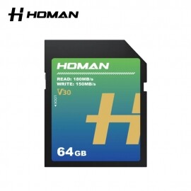 호만 UHS-I SD Card V30 64GB HOMAN 4K SD 메모리카드