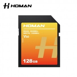 호만 UHS-II SD Card V60 128GB HOMAN 8K 4K 메모리카드