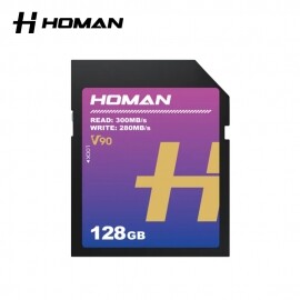 호만 UHS-II SD Card V90 128GB HOMAN 8K 4K 메모리카드
